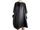 Universal Hairdressing Cape Apron Black-Silver