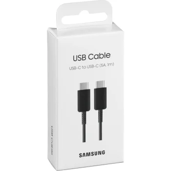 Samsung USB-C kabelis 5A 1m, melns