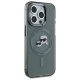 Karl Lagerfeld iPhone 15 Pro Max Case HC MagSafe IML Metal KC Heads, Black