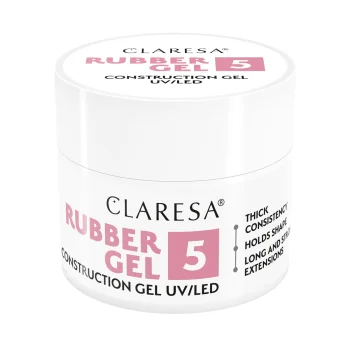 Claresa Rubber Gel 5 nagu modelēšanas kaučuka želeja 45g