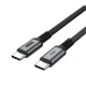 Newell USB-C uz USB-C kabelis 240 W, 2 m, grafīta pelēks