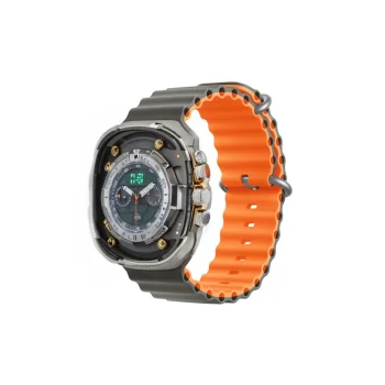 Devia Deluxe Sport6 siksniņa Apple Watch 38/40/41/42mm, pelēka/oranža