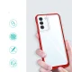 Vāciņš Samsung Galaxy S21+ 5G Hybrid Armor Clear 3in1, sarkans