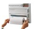 5-in-1 Wall-Mounted Foil and Paper Towel Dispenser, White