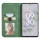 Google Pixel 6a Vintage Leather Skin-Touch Magnetic Case Book Cover, Green | Чехол для Телефона...