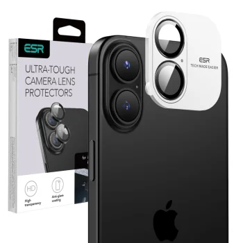 ESR Armorite kameras aizsargstikls iPhone 16 / 16 Plus, melns