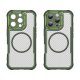 Leading Series MagSafe iPhone 16 Pro Max silikona vāciņš, zaļš