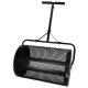 Compost and Fertilizer Spreader LUARO Garden Mesh Roller, black