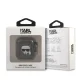 Karl Lagerfeld AirPods 1 / 2 Case Glitter Karl`s Head, Black