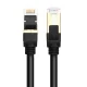 Ugreen Ethernet kabeļa patch vads RJ45 Cat 7 STP LAN 10Gbps 2m melns (11269) Cable cord black