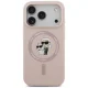 Силиконовый чехол Karl Lagerfeld Karl&Choupette Ring MagSafe для iPhone 18 Pro / 17 Pro, чёрный