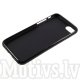 Samsung Galaxy J8 (SM-J810Y/DS) Matte TPU Silicone Case Cover, black - matēts silikona vāciņš