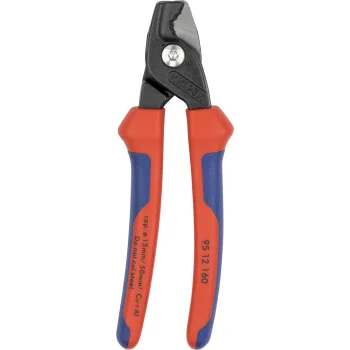 Kabeļu šķēres KNIPEX StepCut 95 12 160, 160 mm