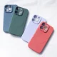 Silicone Case iPhone 15 Pro Max silikona vāciņš ar MagSafe, pelēks