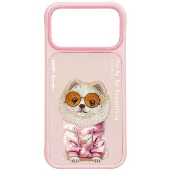 Чехол Nimmy Glasses Cool для iPhone 17 Pro Max, Розовый
