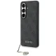 Guess 4G Classic Logo Charm MagSafe vāciņš priekš Samsung Galaxy S26, melns