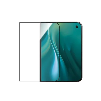 Rūdīts aizsargstikls Etteri 9D viedtālrunim Apple iPhone 18 Duo ar melnu rāmi