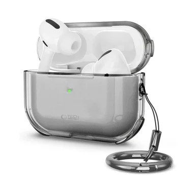 Tech-Protect Bounce maciņš austiņām AirPods Pro 3, caurspīdīgs