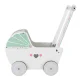 Деревянная коляска для кукол ECOTOYS, каталка-ходунок для малышей