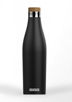 Sigg Meridian Black Ūdens Pudele Treniņiem Sportam Tūrismam, 0.7L | Water Bottle