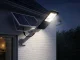 Saules enerģijas ielu lampa 154 LED ar krēslas sensoru, 1600W