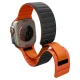 Ремешок Spigen Athlex Air M для Apple Watch 44/45/46/49 мм, черно-оранжевый