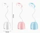 Bakalu LED galda lampa ar organizatoru KZ1073, zila
