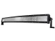 LED darba lukturis 132 cm 192+42 LED 675W 12V-24V IP68 Combo, melns
