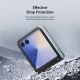 Samsung Galaxy Z Flip 7 (SM-F766B/DS) DUX DUCIS Bril Series Leather + PC Cover Case, Black | Чехол Обложка...