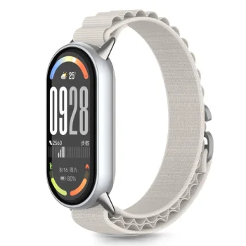 Ремешок Tech-Protect Nylon Pro для Xiaomi Smart Band 8 / 9 / 10 / NFC, бежевый