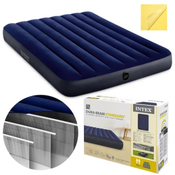 Intex 64758 Divvietīgs piepūšamais matracis 137x191x25 cm