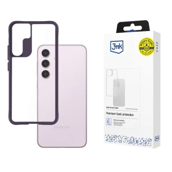 Чехол 3mk Satin Armor Case+ для Samsung Galaxy S24, Purple / Transparent