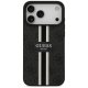 Guess 4G Printed Stripes MagSafe vāciņš iPhone 17 Pro Max – melns | Phone Case Cover