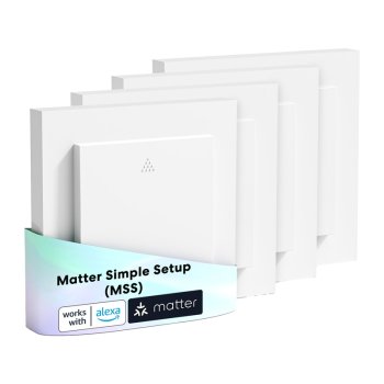Умный Wi-Fi выключатель для рулонных штор Meross MRS105MAQUA-EU Matter (4 шт.)