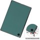 Samsung Galaxy Tab A8 10.5 (2021) (2022) (SM-X200/X205) Trifold Stand PU Leather Hard Protective Cover Case, Green