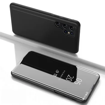 Чехол-книжка Clear View для Samsung Galaxy S25 Ultra - Черный