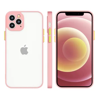Vāciņš Milky Case priekš Samsung Galaxy A72 4G, silikona, puscaurspīdīgs, rozā