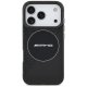 AMG divkārtējais caurspīdīgais smocked MagSafe maciņš iPhone 17 Pro tālrunim – melns | Phone Case Cover