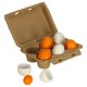 Rotaļlietu koka olas, atverāmas, 6 gb | Toy wooden eggs