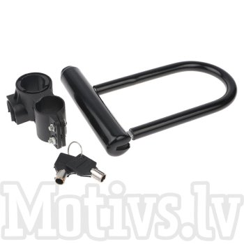 Bicycle Gear Velo Lock Anti-theft U - velo saslēdzējs U formas + 2 atslēgas