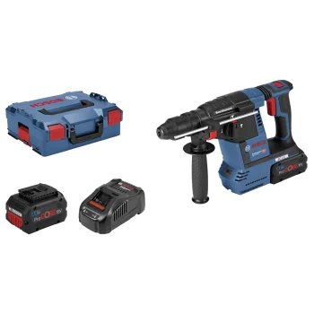 Bosch GBH 18V-26 F Professional Cordless Rotary Hammer, SDS plus, 18V, 2x 8.0Ah