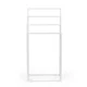 Modernhome Freestanding Towel Stand, 4 Tiers, White