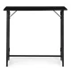 ModernHome Saliekams datorgalds 80x45 cm, melns