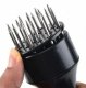 Meat Tenderizer with 16 Stainless Steel Needles, Black