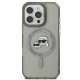 Karl Lagerfeld IML Metal Karl&Choupette Head MagSafe aizsargvāciņš iPhone 16 Pro Max — melns | Phone Case Cover
