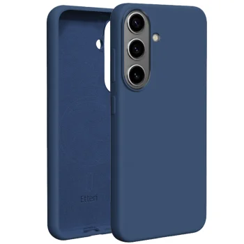 Etteri Silicone Mag vāciņš priekš Samsung Galaxy S26, tumši zils