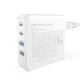GaN 100W ātra sienas lādētājs 2 x USB-C / 2 x USB Dudao A100EU - balts