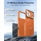 ESR Cyber Tough Kickstand MagSafe vāciņš Apple iPhone 18 Pro / 17 Pro ar statīvu, oranžs