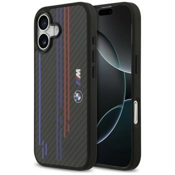BMW iPhone 17 vāciņš M Kevlar Lines & Logo MagSafe, melns