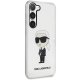Karl Lagerfeld caurspīdīgs vāciņš Samsung Galaxy S23 KLHCS23SHNIKTCT